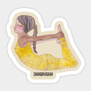 Dhanurasana Sticker